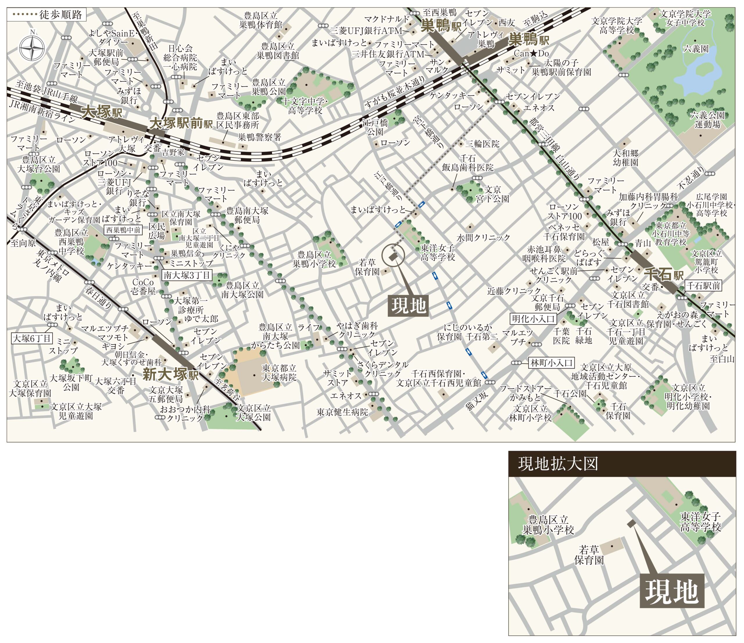 現地案内図