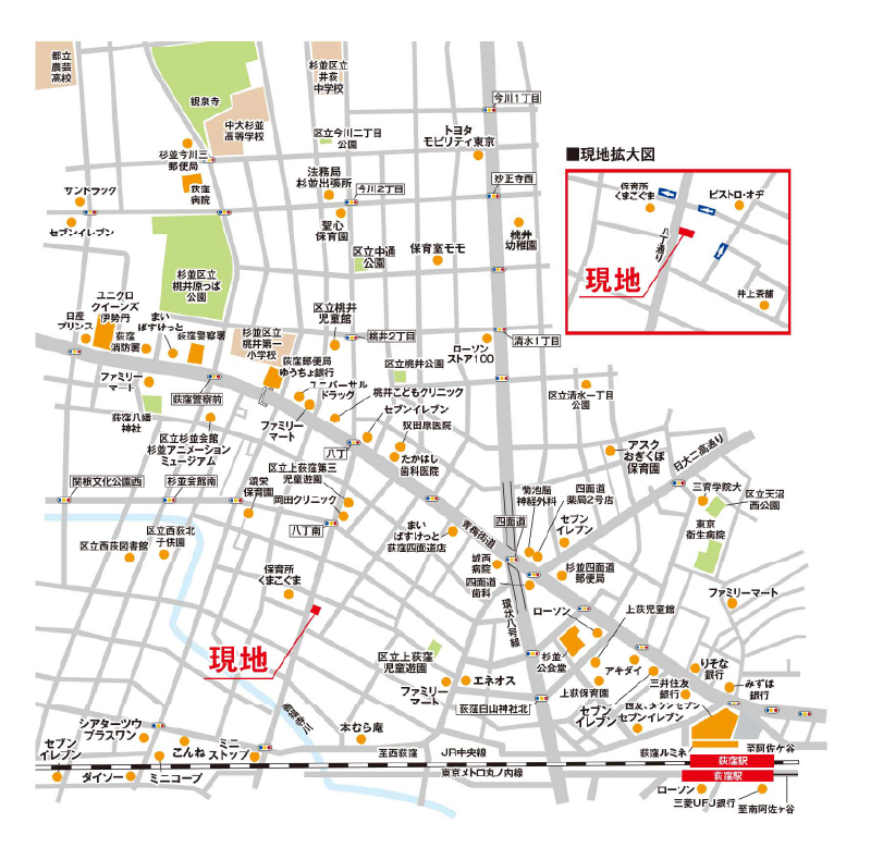 現地案内図