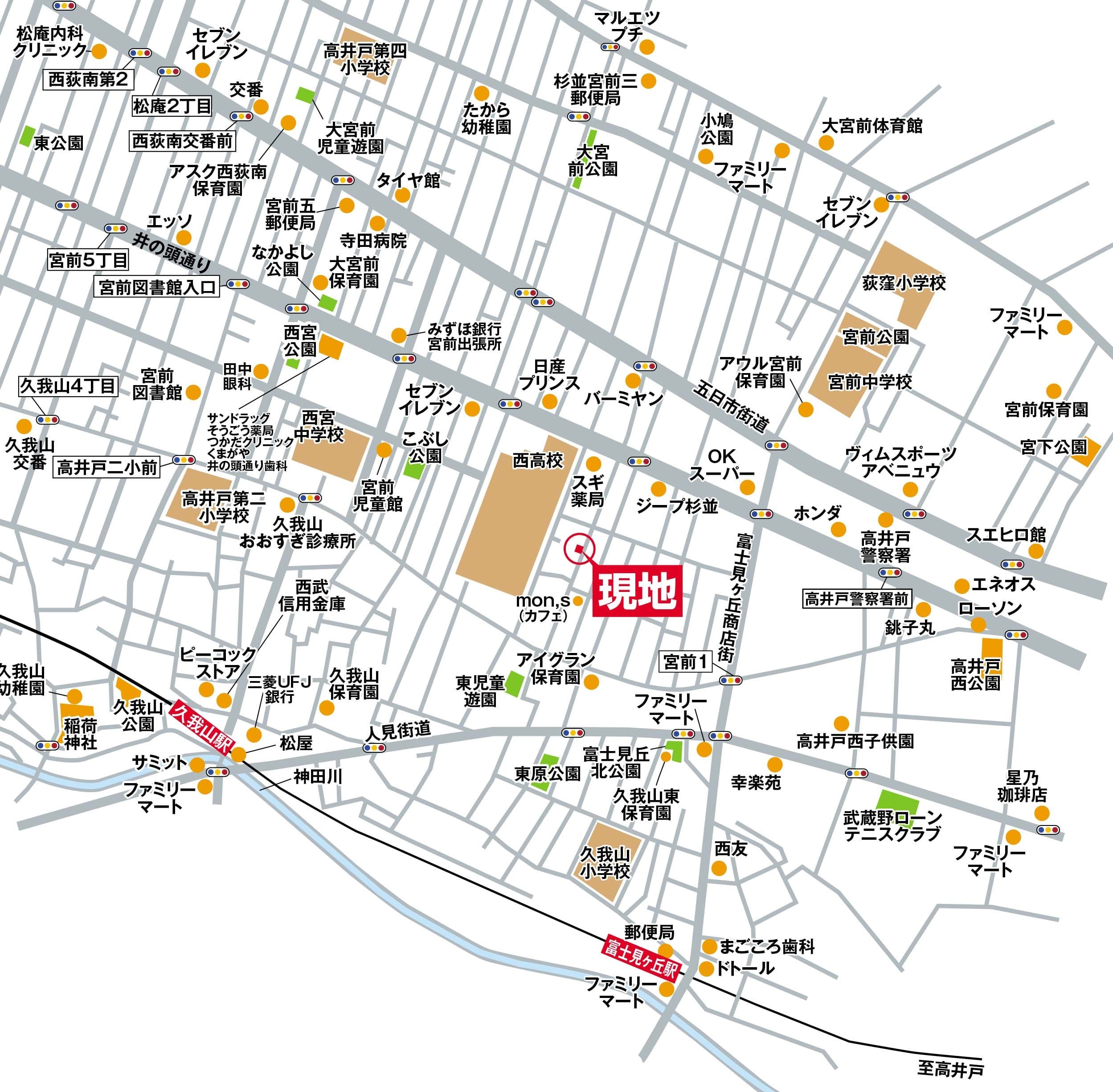 現地案内図