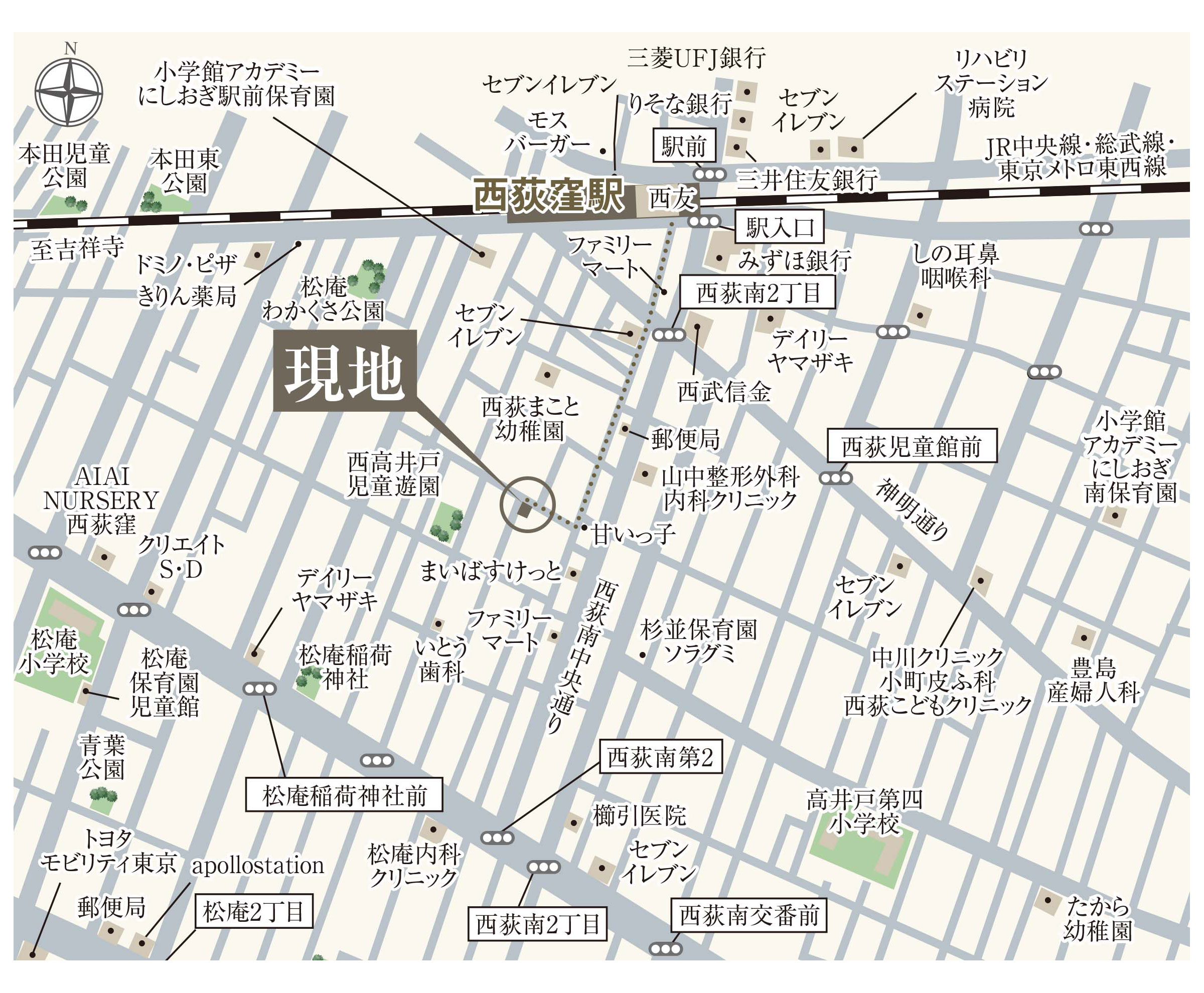 現地案内図