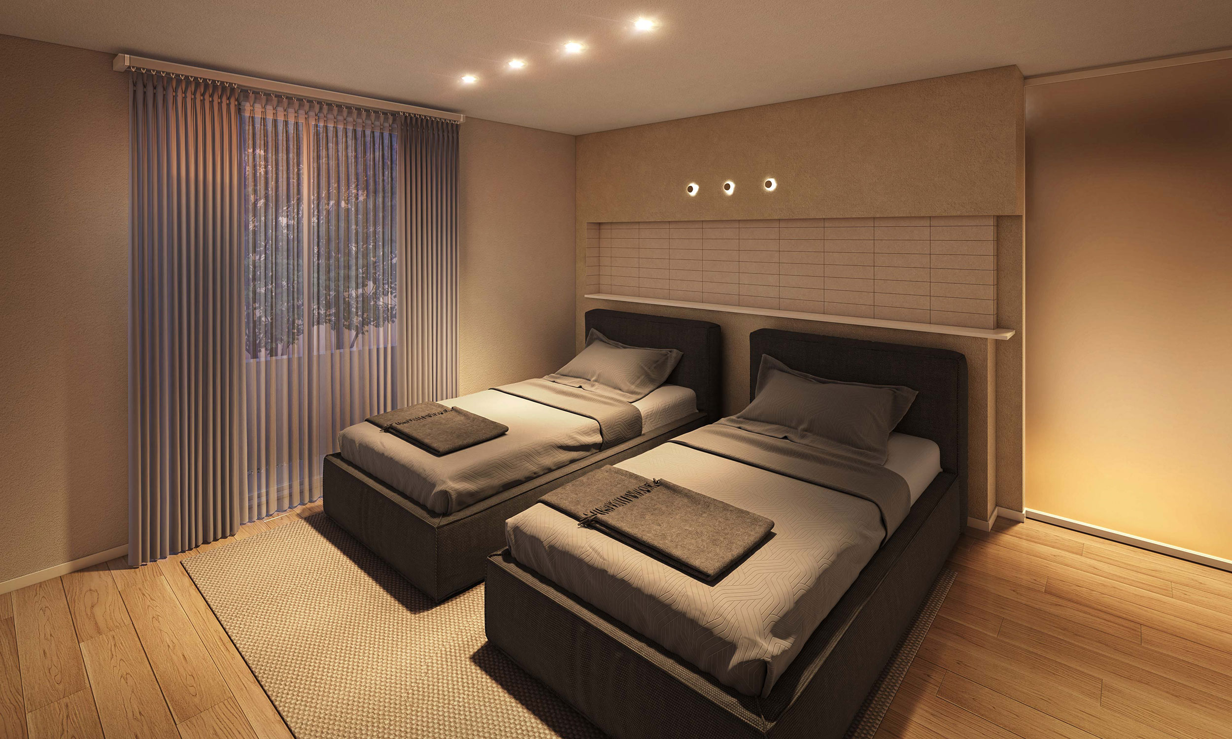 B号棟寝室完成イメージ