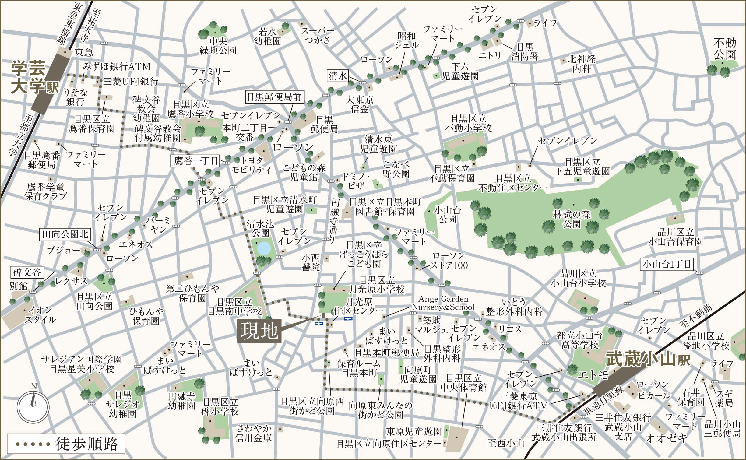 現地案内図