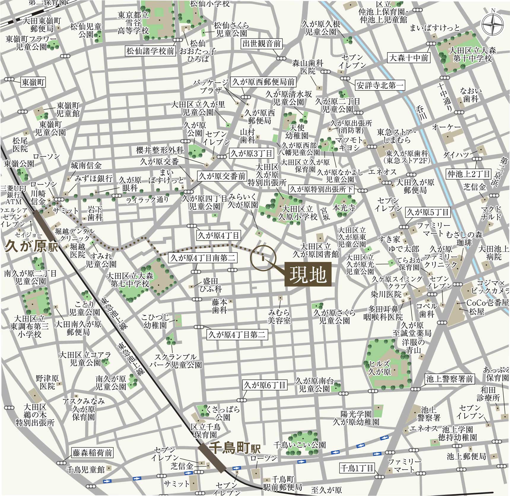 現地案内図